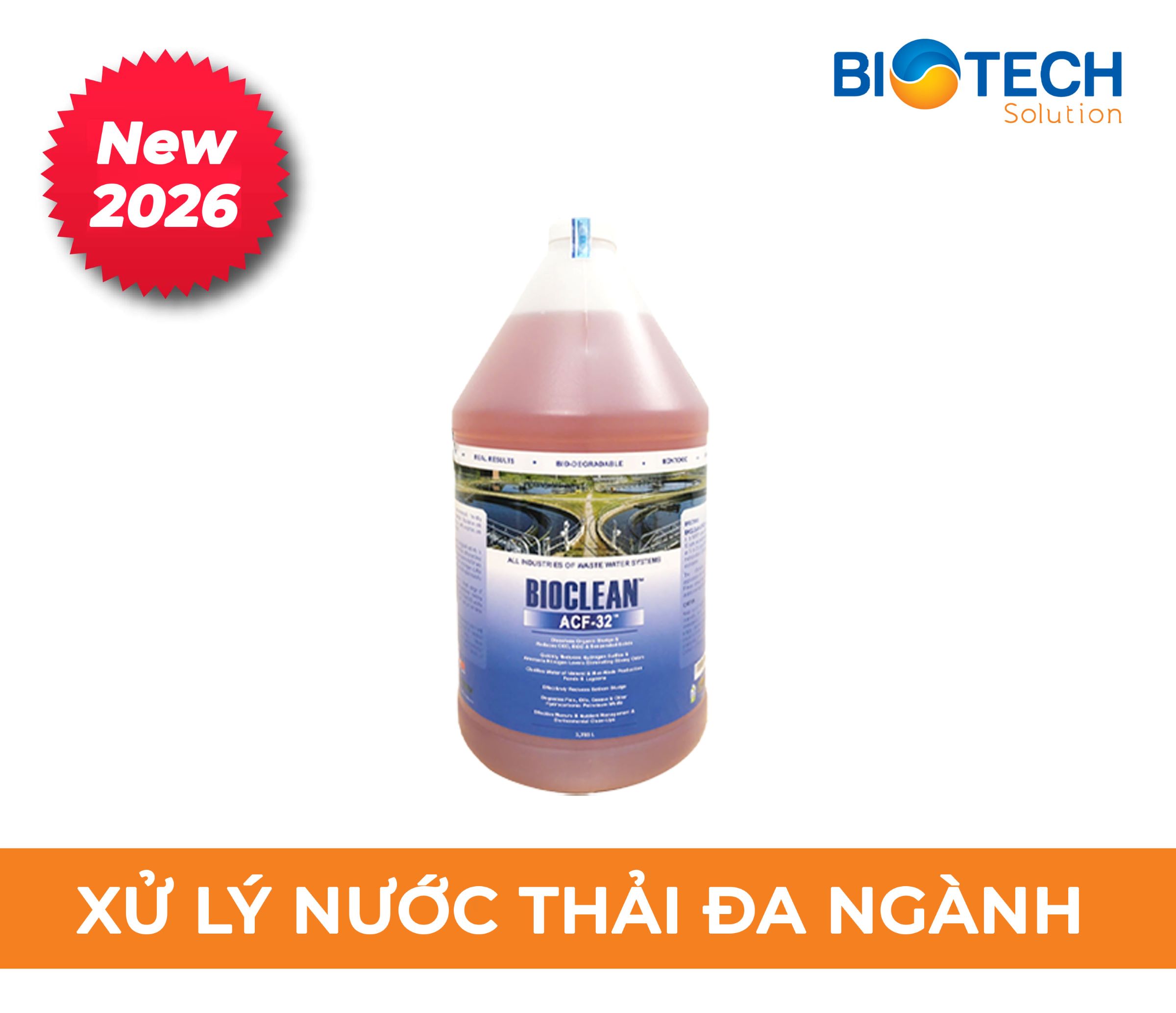 Bioclean ACF32 vi sinh xử lý nước thải công nghiệp